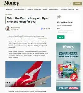 Money Magazine — What the Qantas frequent flyer changes mean for you, 2024