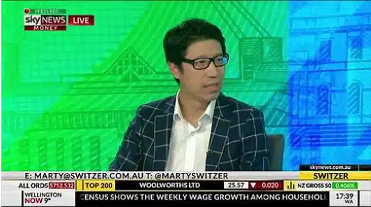 Steve Hui on Switzer Sky News discussing points and travel value