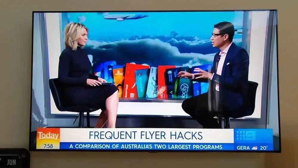 Steve Hui on the Today Show discussing frequent flyer hacks